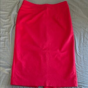Emporio Armani Vibrant Red Pencil Skirt
